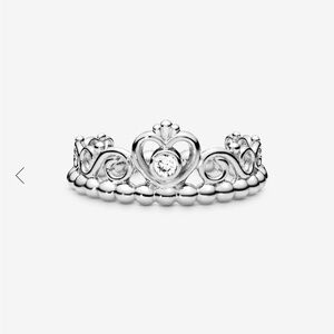 Pandora Princess Tiara Silver Ring